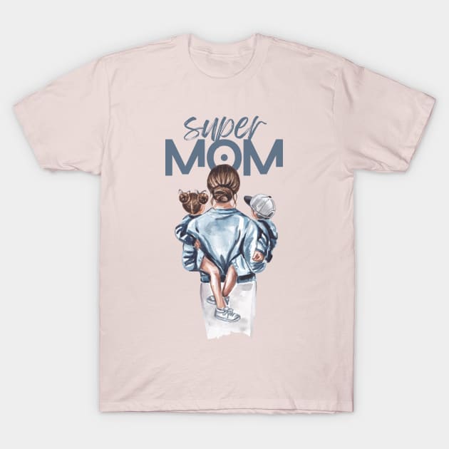 Super Mom T-Shirt by Koala Tees